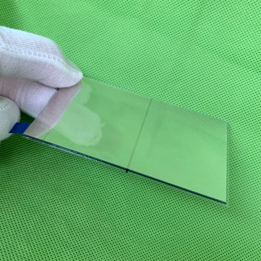 Proiettore isolamento termico lente in vetro HD schiarente polarizzatore vetro termico schermo giallo Repaire 120x75mm angolo di polarizzazione 90