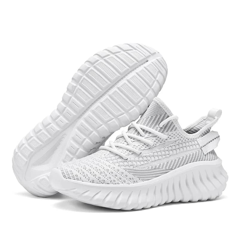 Nuove scarpe casual da uomo in rete traspirante, scarpe da corsa alla moda, morbide e comode, scarpe sportive casual da esterno per tutti i giorni.