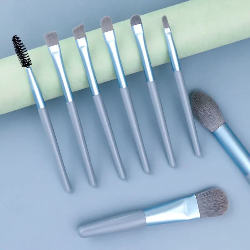 Makeup Brushes 8 Piece Set Travel Makeup Brushes Kit With Bag Mini Shade Powder Background Brush For Details Beauty Tools
