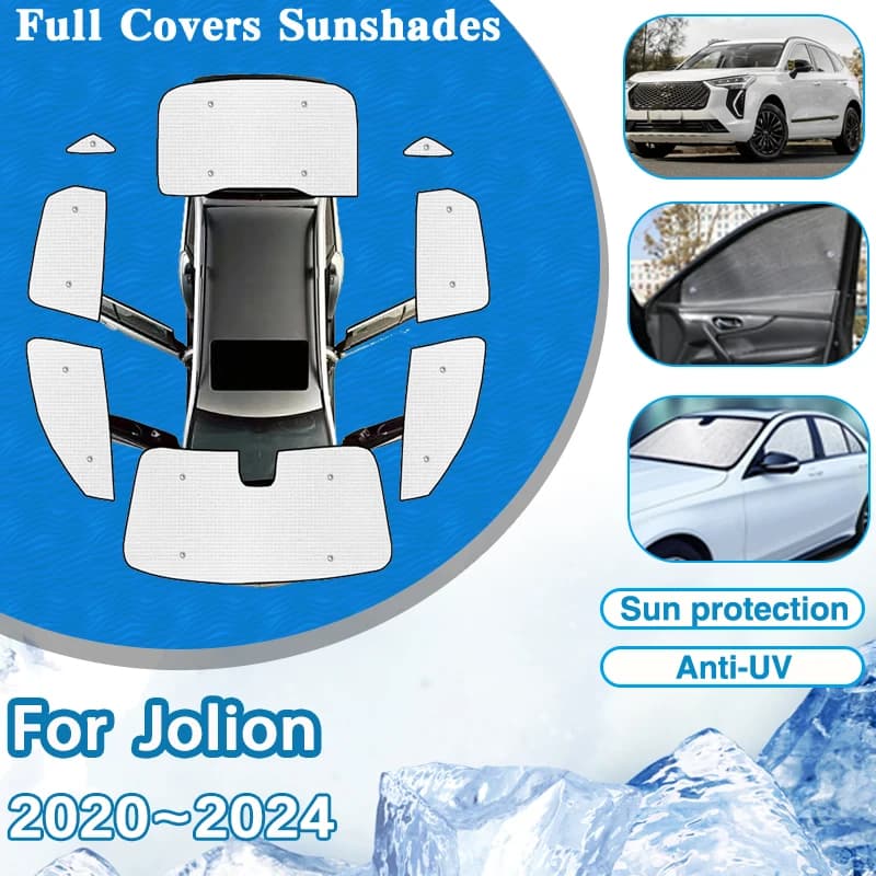 Copertura completa Parasole Per Haval Jolion 2020 ~ 2024 2021 2022 2023 Anti-UV Isolato Auto Privacy Finestra Ombrellone Accessori Auto