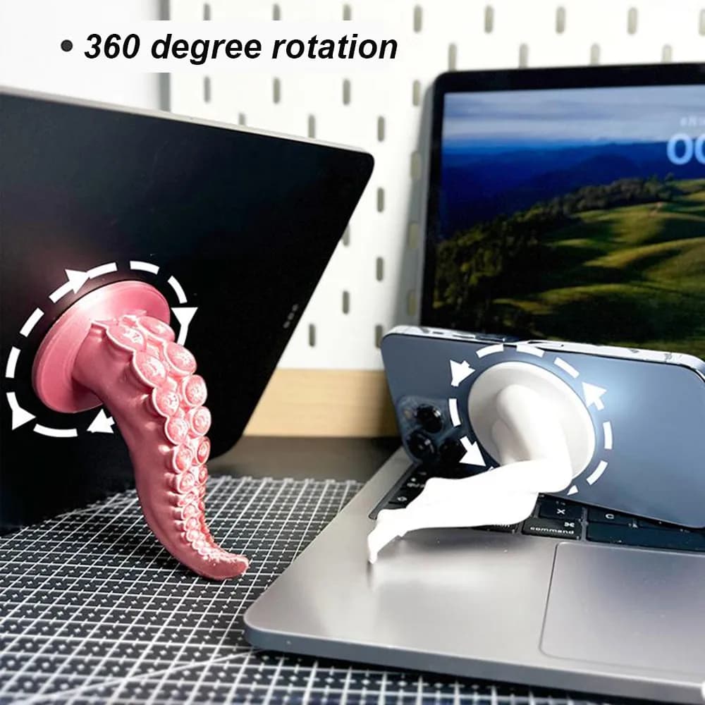 Simpatico e divertente artiglio per tentacolo di polpo per impugnatura per telefono Magsafe Tok Griptok supporto magnetico staccabile staffa mobile accessori