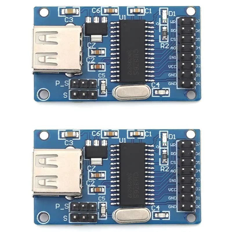 A93PHOT! CH376S USB Module 2 Pieces USB Disk Read/Write Module USB Main Interface Module USB Flash Drive Host Interface Module
