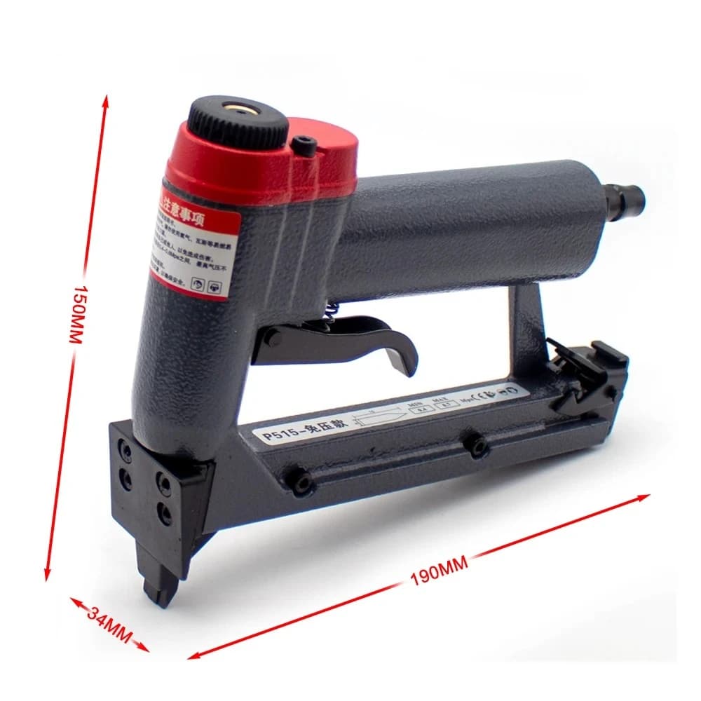 P515 Chiodatrice Pneumatica – Graffettatrice ad Aria Portatile per Cornici di Quadri/Foto/Specchi (0.4-0.7Mpa)