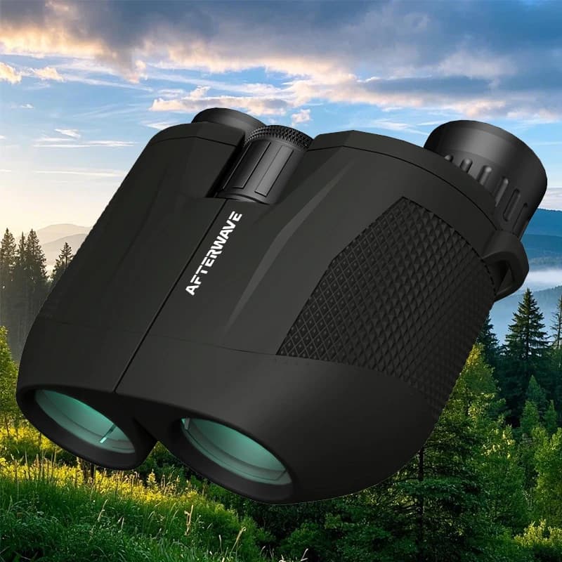 Binocolo portatile 10x25 per adulti e bambini Prisma BAK4 Campeggio esterno Birdwatching Teatro e concerti musicali Caccia