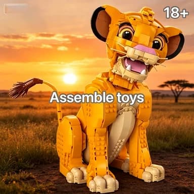 Bandai 43247 Mattoncini da costruzione Cartoon Puppy & Tuxedo Cat, decorazione fai da te fatta a mano, regalo di compleanno e Natale compatibile con i mattoncini LEGO