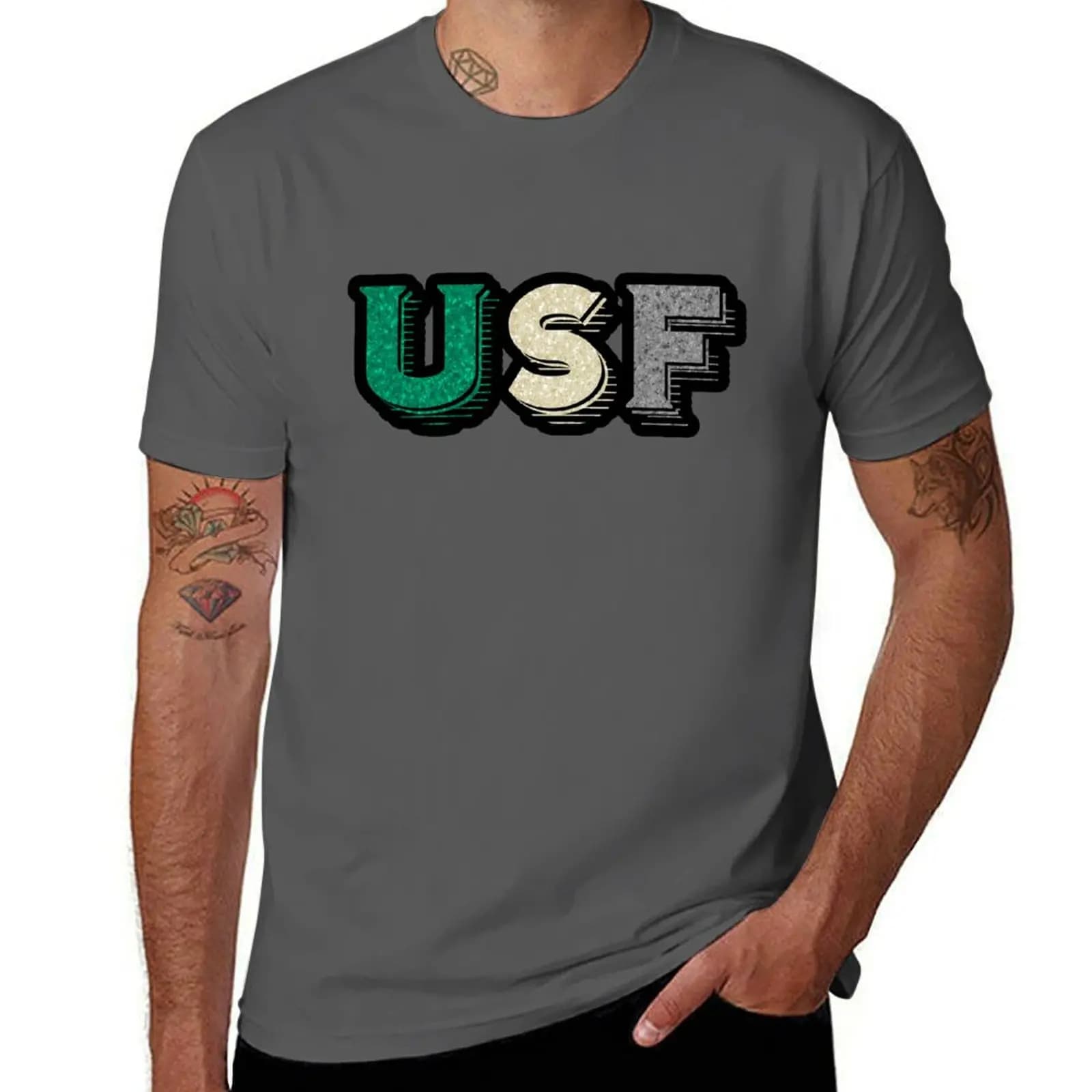 T-shirt Florida South Utility Work a maniche corte