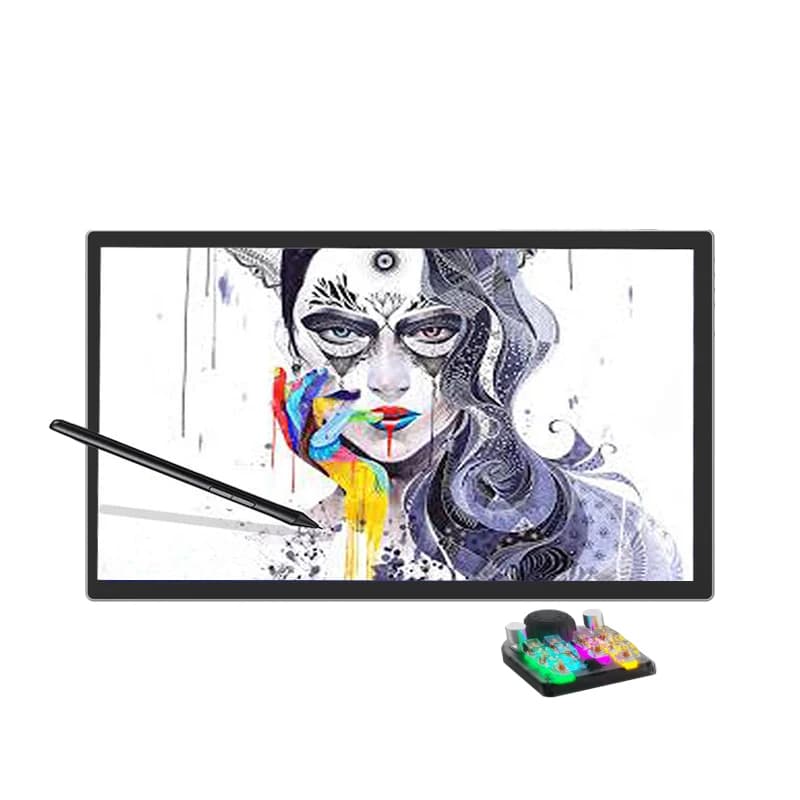 Tavoletta Grafica Professionale da 21,5 Pollici 4K con Schermo e Penna Digitale Intelligente per Disegno e Design