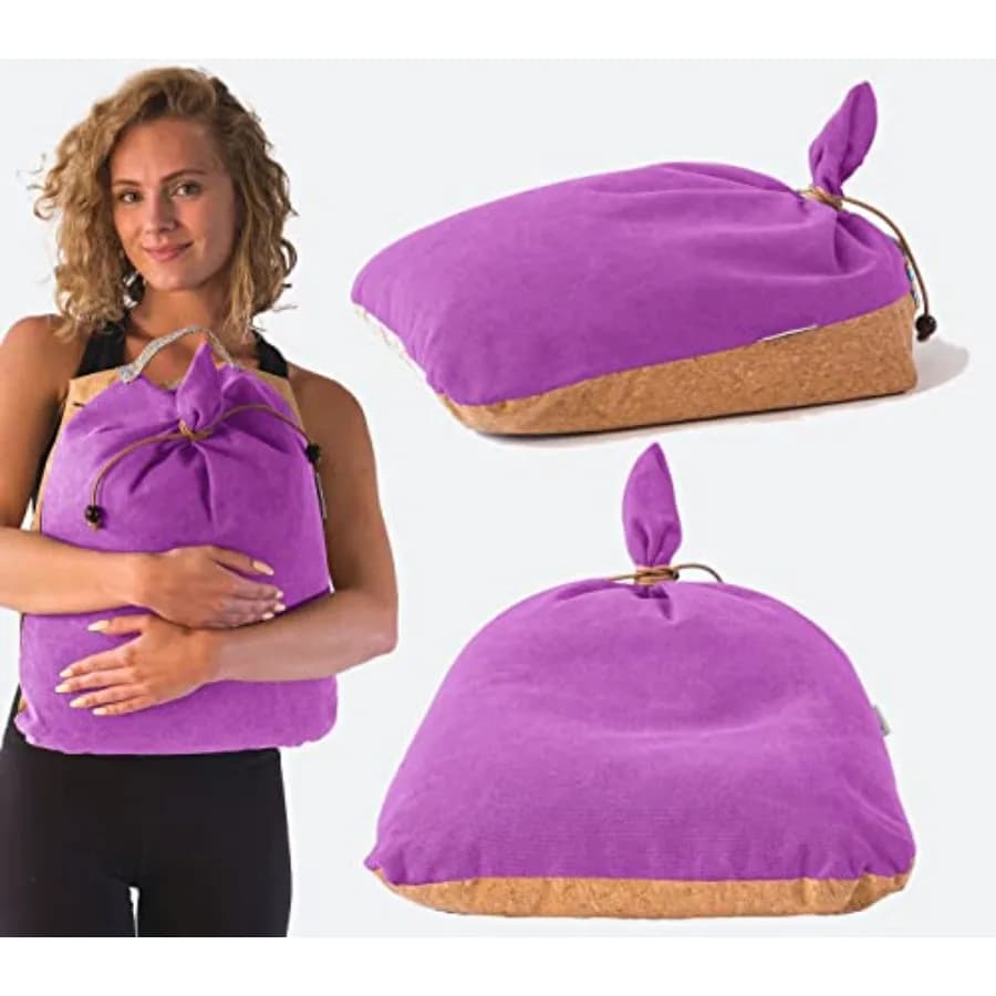 Meditation Cushion Floor Cushion for Yoga and Sitting Zafu Pillow for Proper Posture and Spinal Alignment, Comfortable Buckwhea