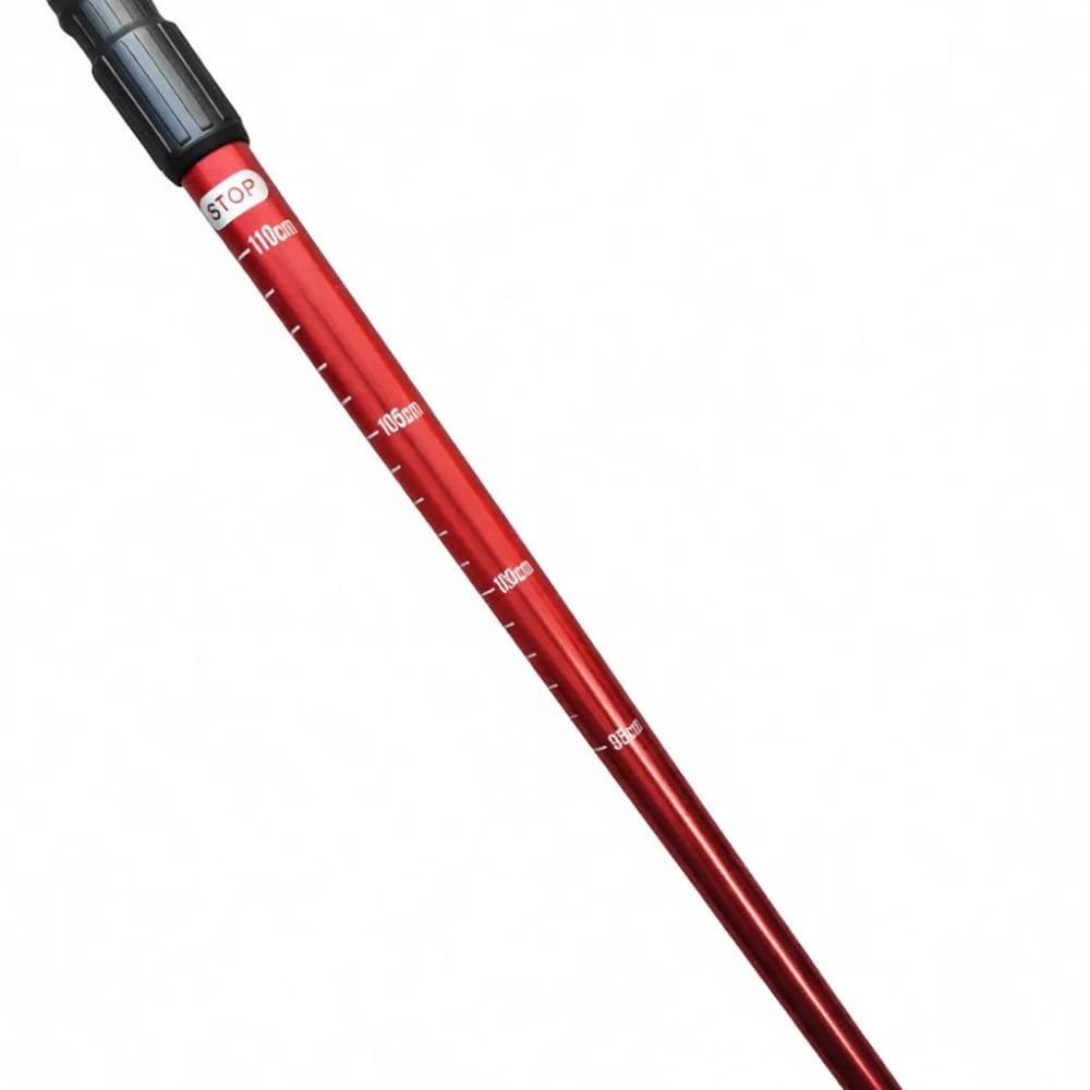 Flexible Aluminum Trekking Pole Adjustable Hiking Stick Anti Slip Walking Cane Portable Climbing Staff Outdoor Gear