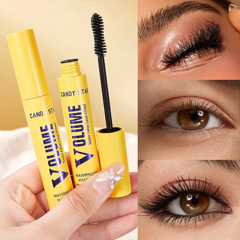 Waterproof Mascara Extension and volumizing Sawproof formula for natural curled eyelashes Wearing all day Cosmetics without scales