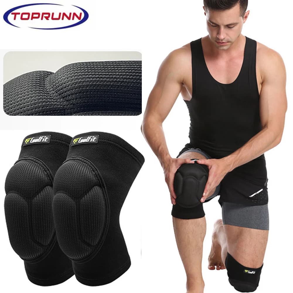 1 pair of football knee pads, volleyball, extreme sports, skiing, fitness, knee support, cycling, knee protection