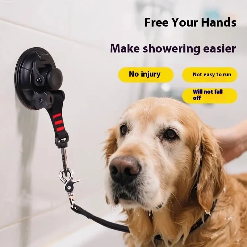 Guinzaglio di ritenuta per toelettatura per cani e gatti, porta ventosa, cravatta sicura, tavolo di fissaggio per il bagno degli animali domestici, strumento di sicurezza durevole125