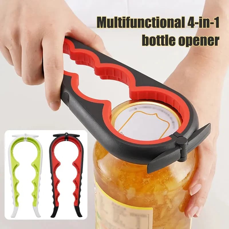 Multifunctional Bottle Opener Four in One Bottle Opener for Drink Twister Four Position Can Opener