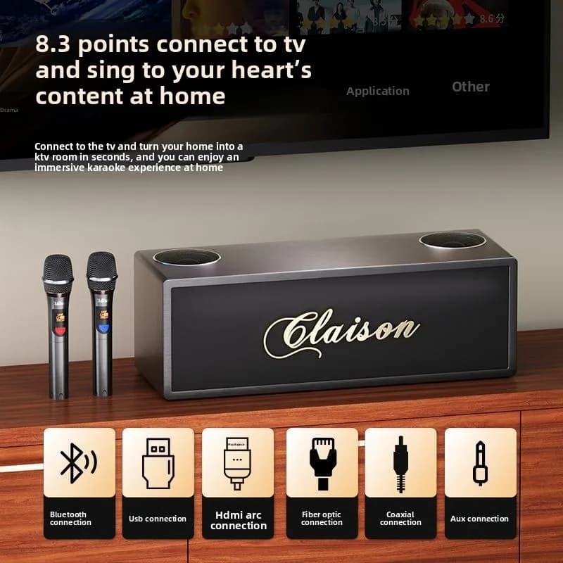 Sistema di altoparlanti KTV MW Audio per casa con macchina karaoke multifunzione, sistema intelligente per cantare tutto in uno
