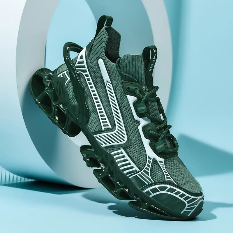 Scarpe da uomo eleganti con lacci, per passeggiate all'aperto, con soletta imbottita morbida, suola antiscivolo, adatte a tutte le stagioni e per l'uso quotidiano.