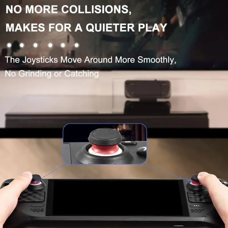 E1PF 48 pz Joystick Protezione Anello di Protezione Anello Invisibile Per Steam Deck/PS4/Switch PRO/Xbox Controller di Gioco Joystick Anello di Copertura