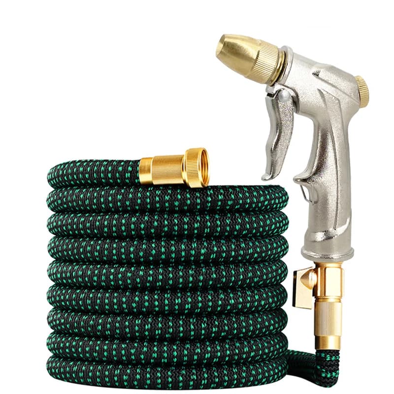 Expandable Garden Hose, Metal Water Gun, US3/4 Threaded Joint, Flexible And Lightweight Water Pipe, Garden Irrigation Tool