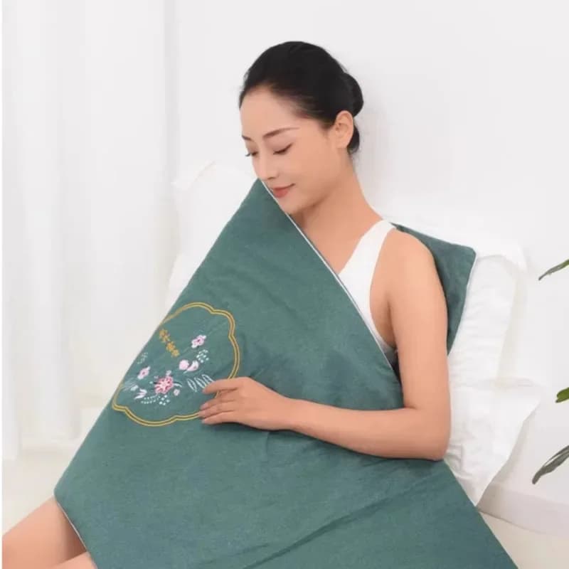 Aggiorna la coperta elettrica di artemisia Copertura completa Morbido cuscinetto per moxibustione Terapia di riscaldamento rapido Soluzione sanitaria confortevole