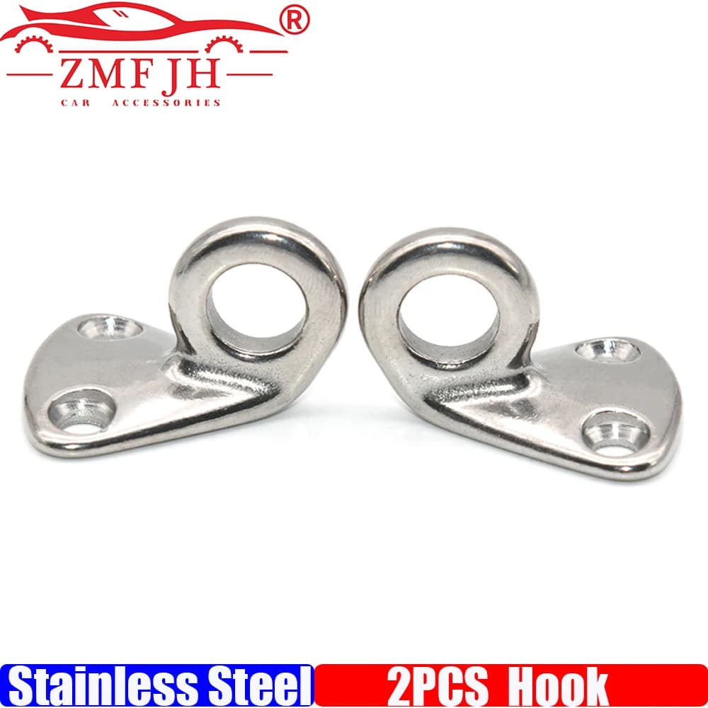 2PCS Gancio hardware marino in acciaio inossidabile 316 Gancio di trottola Parafango Gancio a molla A scatto Collegare la corda Barca a vela Tug Boat Accessori