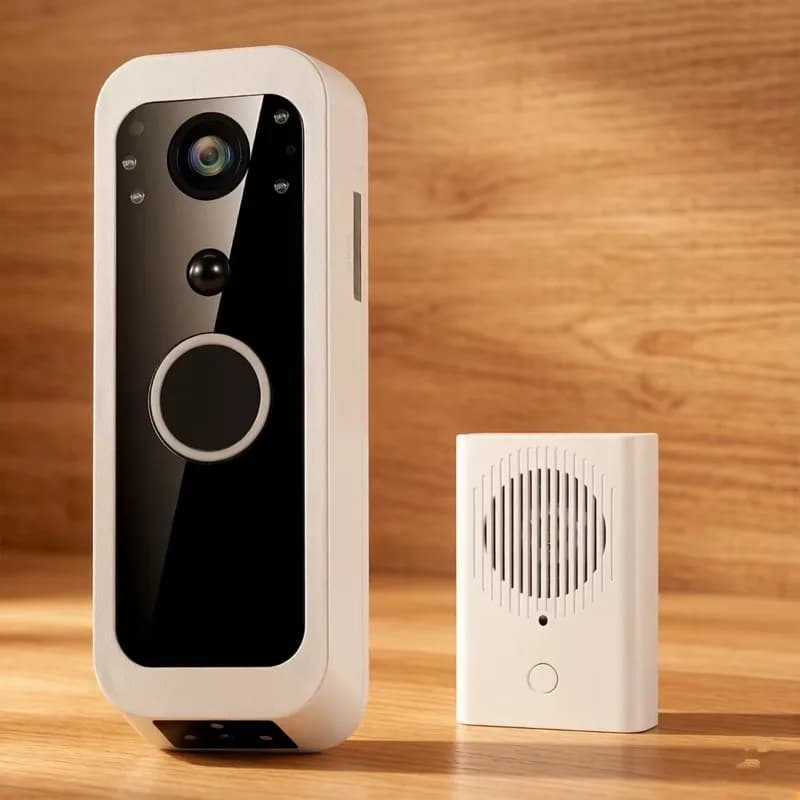 4MP Icam365 APP Dual Lens WIFI Doorbell Low Comsunption Video Door Phone Visual Doorviewer Camera With Chime