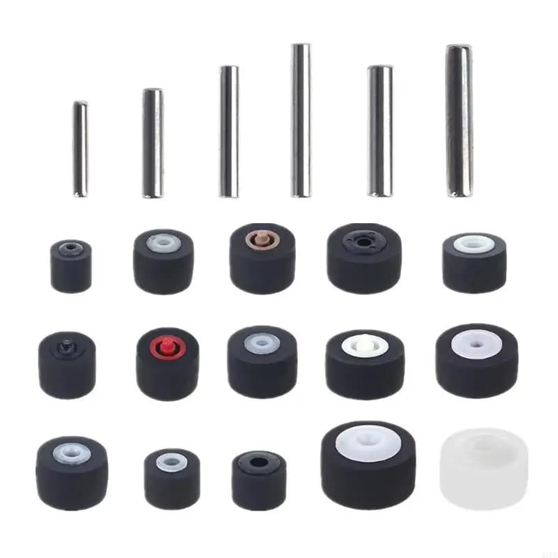 Puleggia per cinghia pressa per divaricatore per auto di diverse dimensioni da 5 pezzi, nastro per pinroller per ponte a cassetta per registratore di pressione audio radio da ponte per Sony-P