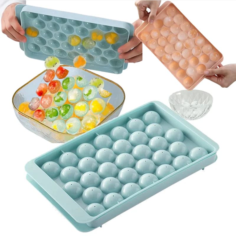 33 Stampo per hockey su ghiaccio Palla di whisky congelata Popsicle Vassoio per cubetti di ghiaccio Scatola Lecca-lecca Creazione di regali Utensili da cucina Accessori