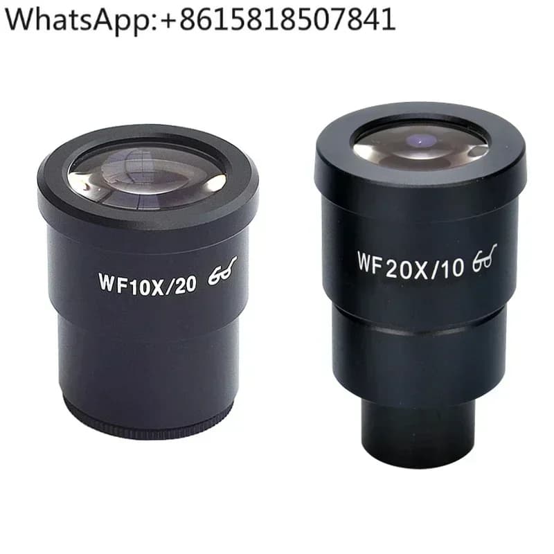 Microscopio stereo Oculare ad alto punto oculare WF10 WF20 Differenziazione banda 2x 0,5x Plus Moltiplicatore obiettivo allargato
