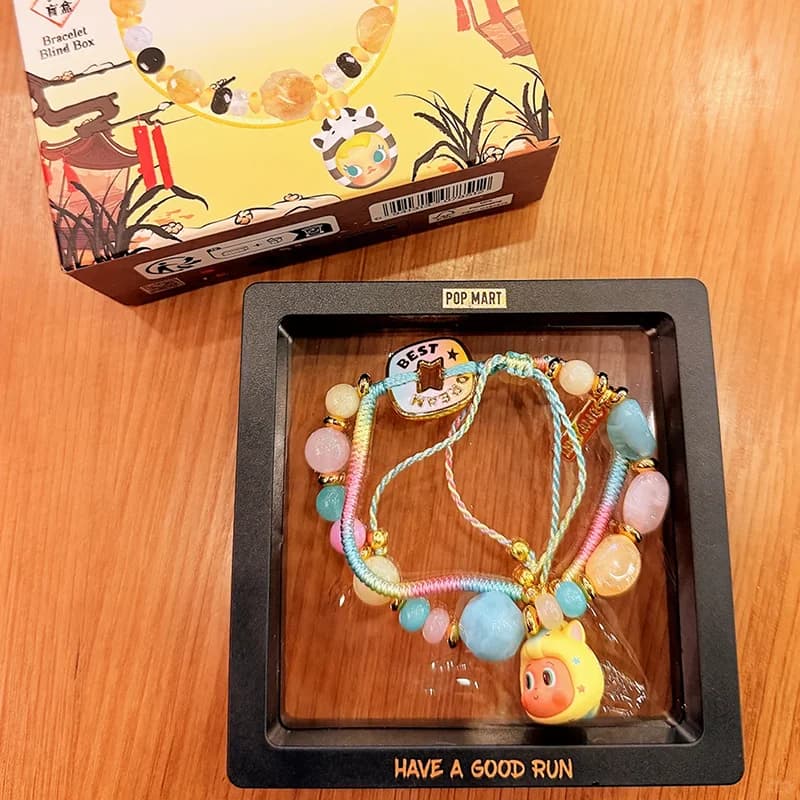 POP MART Have A Good Run Series Braccialetto Trendy Blind Box Giocattoli Mystery Box Busta a Sorpresa Action Figure Regalo a Sorpresa