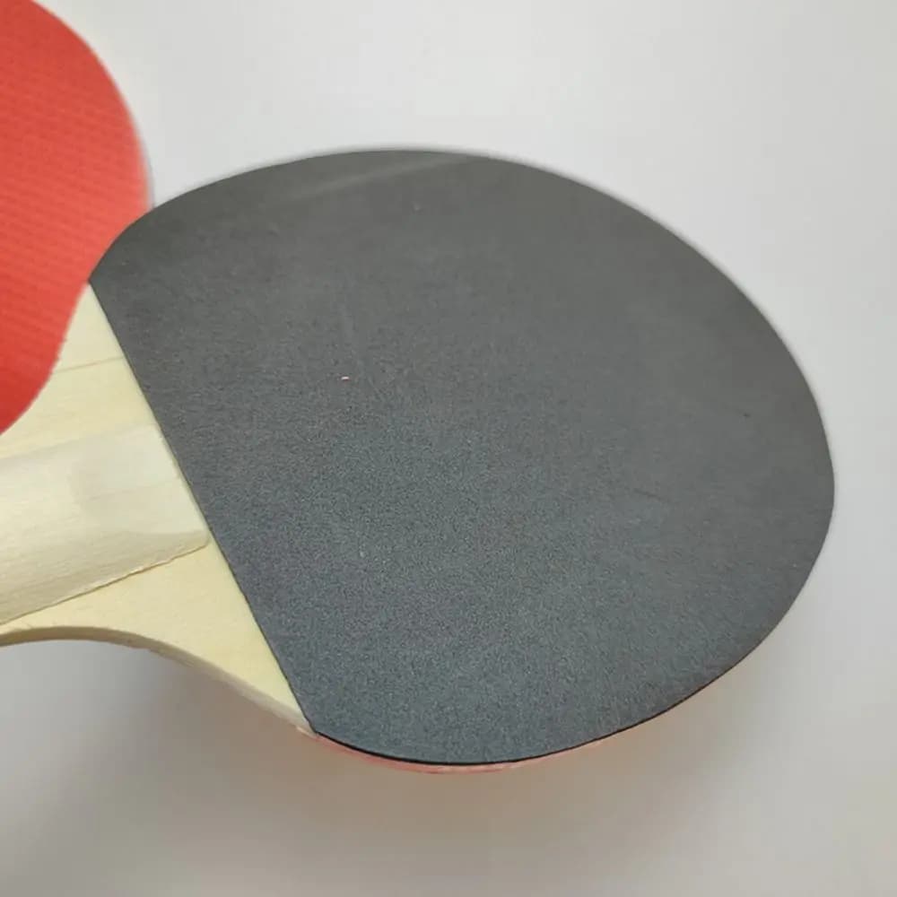 Portable With 3 Balls Table Tennis Set Poplar Wood with Mesh Rack Ping Pong Set Fall Prevention Comfort Handle Ping Pong Paddle