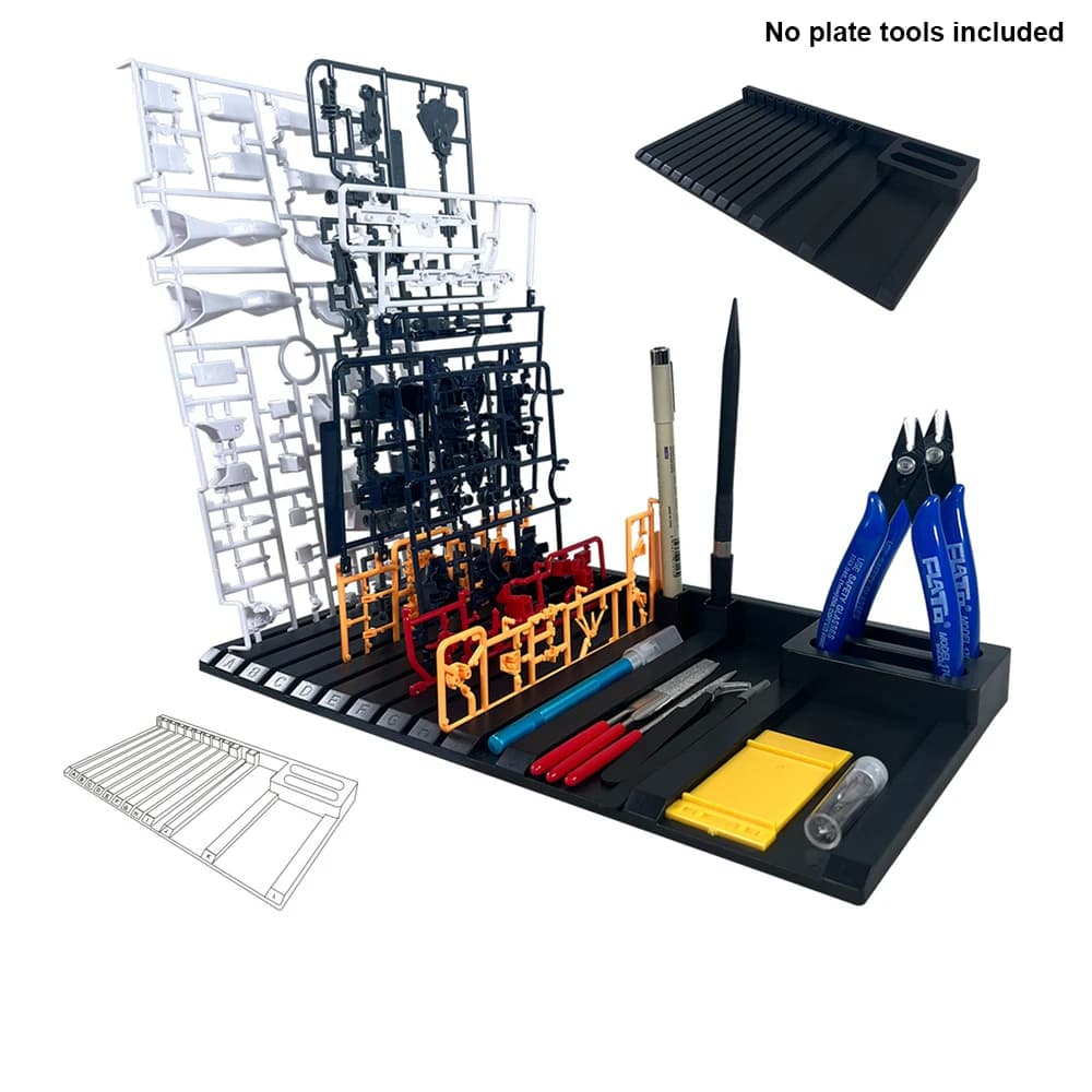 Model Parts Shelf Tool Stand Model Pieces Shelves Holder Organizer for Model Assembling Hobby 3 Types Available