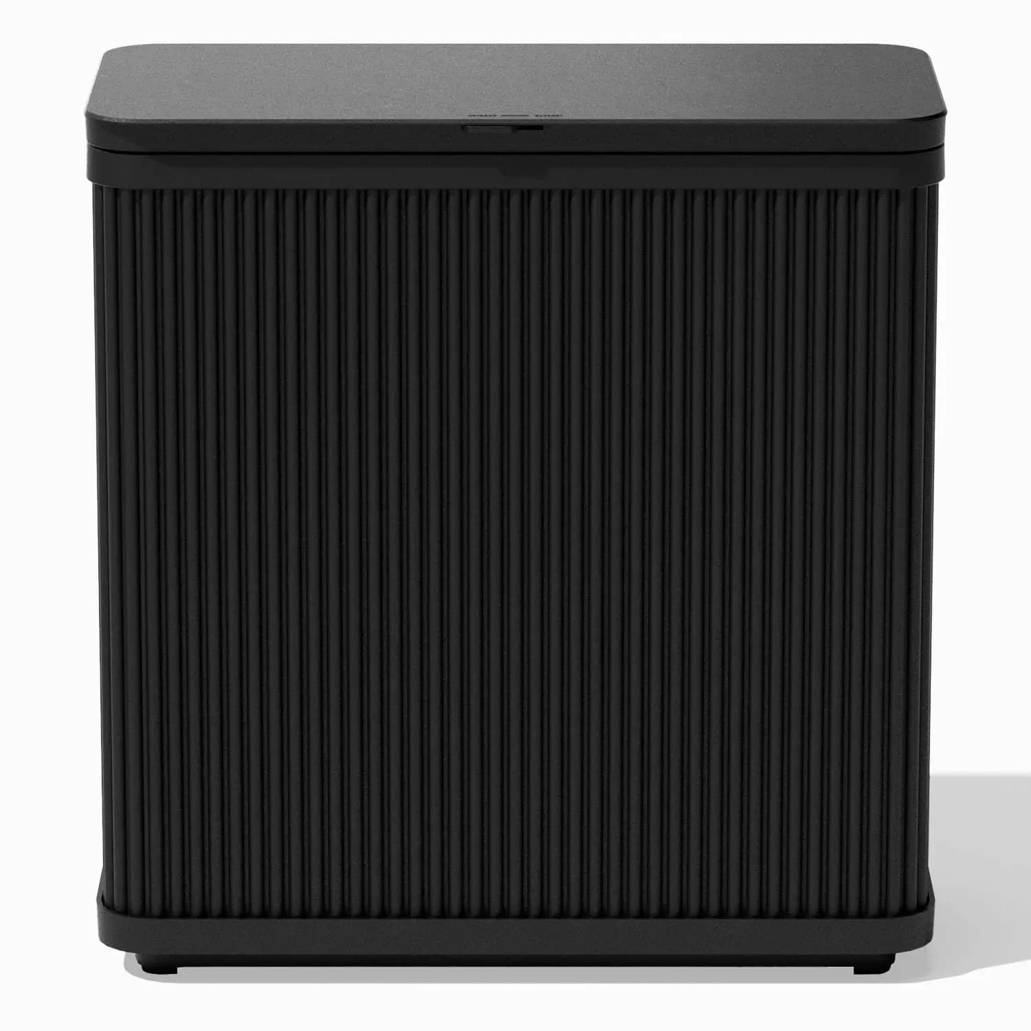 Tambour Waste Bin - Outdoor Trash Can with Dual Bag System