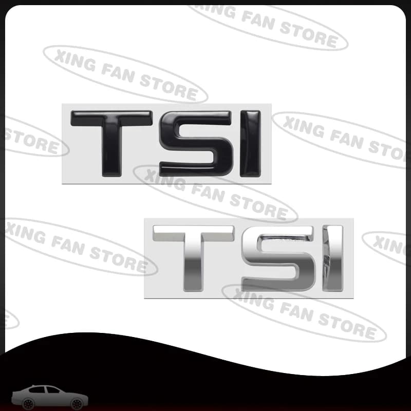 Auto Styling TSI Emblem Car Rear Trunk Badge Decal Body Sticker For Skoda Octavia 3 2 Superb Karoq Fabia Yeti Kamiq Accessories
