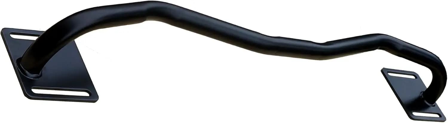 Wall traction bar, angled ergonomic bar