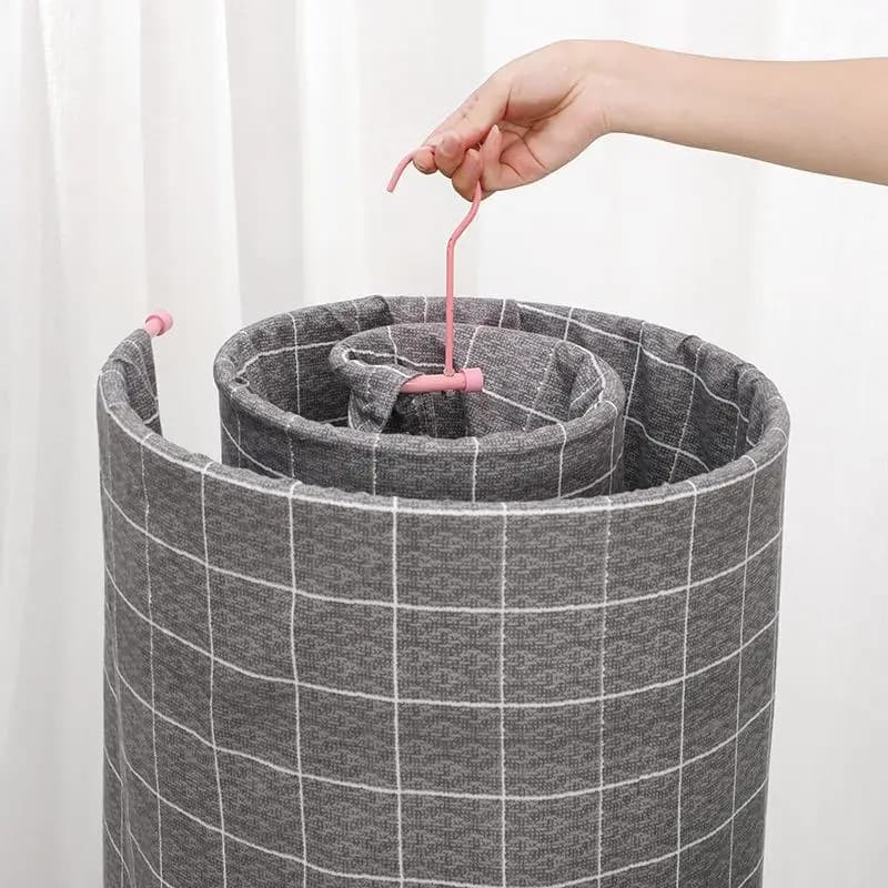 Rotating Spiral Clothes Hanger for Drying Quilts And Bed Sheets Home Balcony round Shape Snail Design Quilt Drying Rack