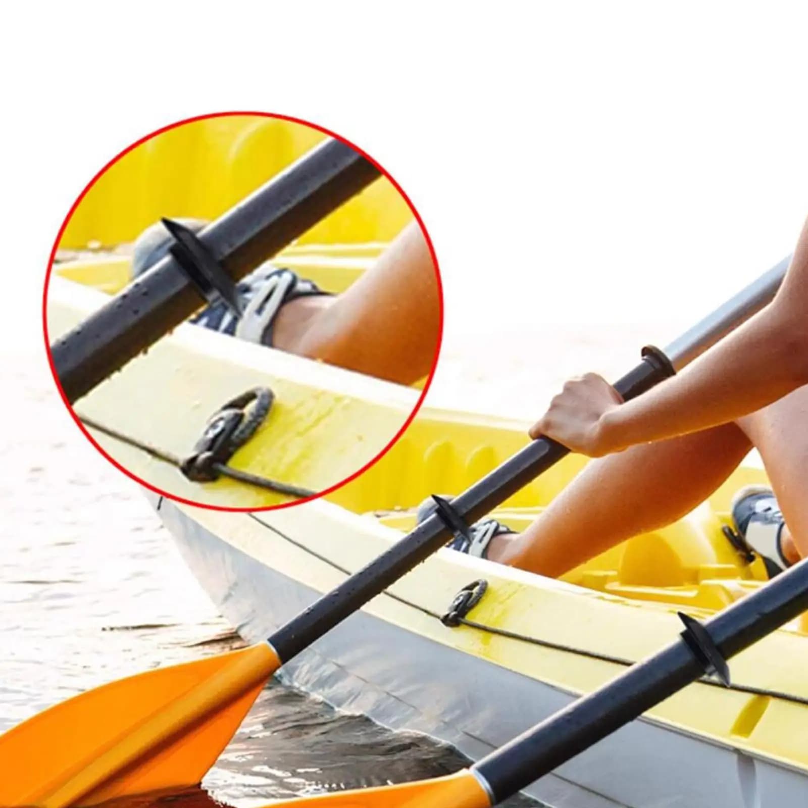Non Slip Kayak Paddle Drip Rings Water Retaining Shaft Splash Guards Replacement for Kayaking Adventure