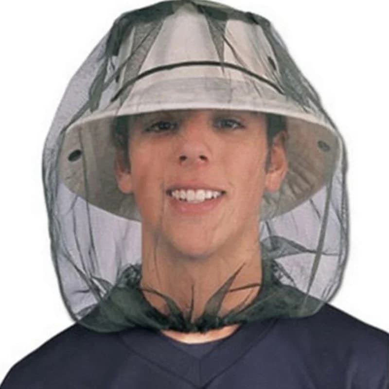Cappello da Pesca Anti-Zanzare 1pz Traspirante Regolabile con Rete per Uomini e Donne, Ideale per Viaggi, Pesca e Campeggio
