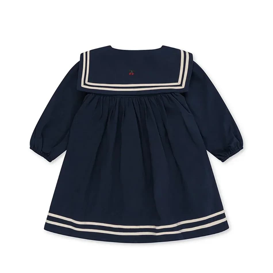 KS Baby Boy Girl Clothes Set Bambini College Style Dress Kid Navy T-shirt e pantaloncini Neonato Manica lunga Abito da marinaio 1-7 anni