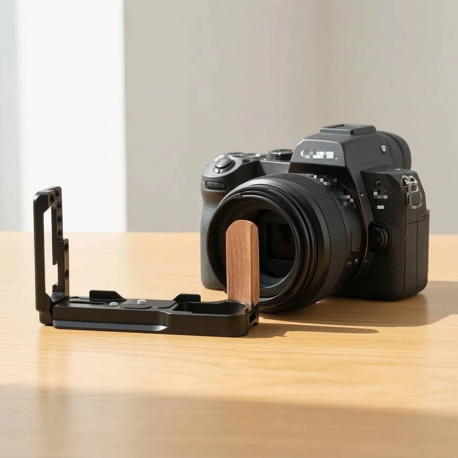L-Shaped Quick-Release Plate Lightweight L-Shaped Camera Hand Grip Camera Plate with Hand Grip Secure Stable for Videographers