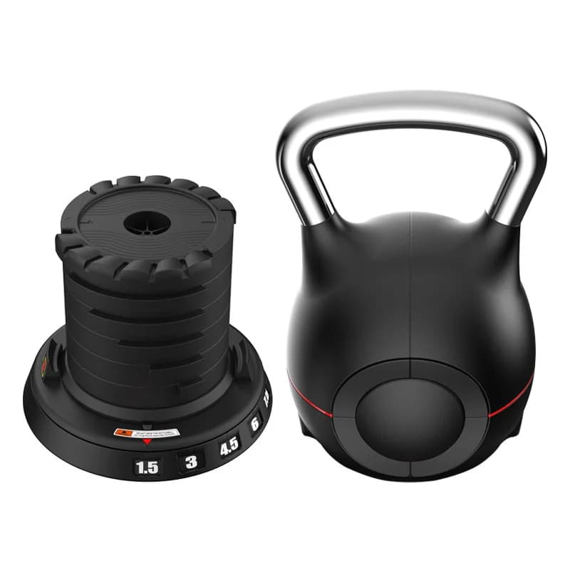 Nuovo Lancio 2026: Kettlebell in Acciaio a Regolazione Rapida 10kg / 22.5 Lbs, 7 Livelli Regolabili, Ecologico, 1 Anno di Garanzia, Universale US