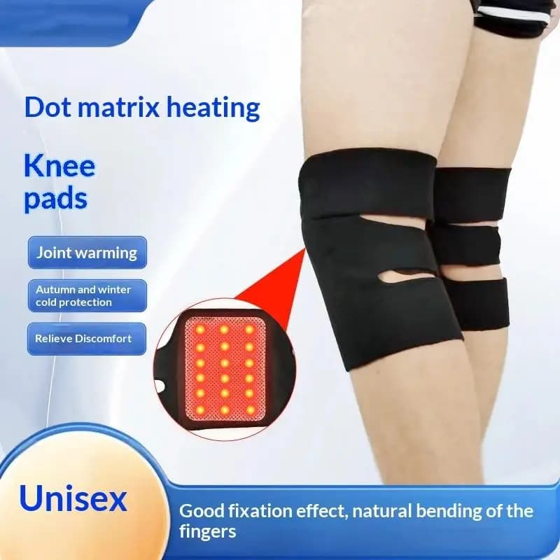 1 pair of self-heating knee pads in tormaline, magnetic therapy, arthritis knee brace, support for hot protection, knee protection