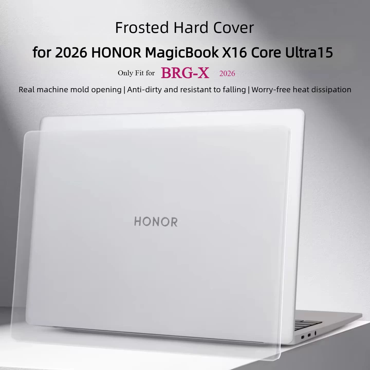 Cover Rigida Opaca per Laptop Honor MagicBook X16 BRG-X 2026, Custodia Protettiva Antigraffio in PC da 16 Pollici
