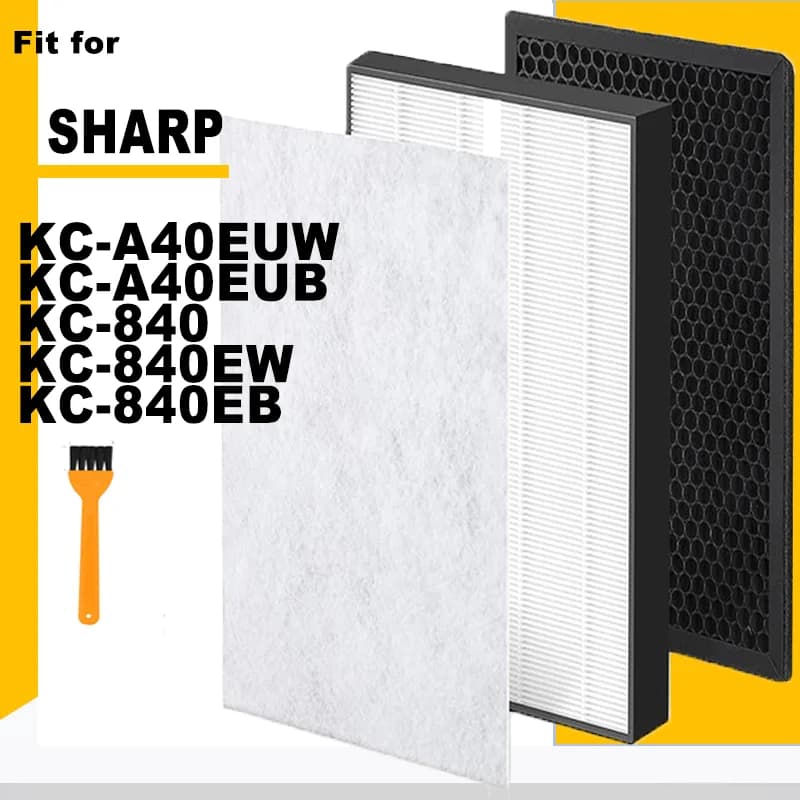 FZ-A41HFR FZ-A41DFR filtro deodorante Hepa per purificatore d'aria Sharp KC-A40EUW KC-A40EUB KC-840 KC-840EW KC-840EB
