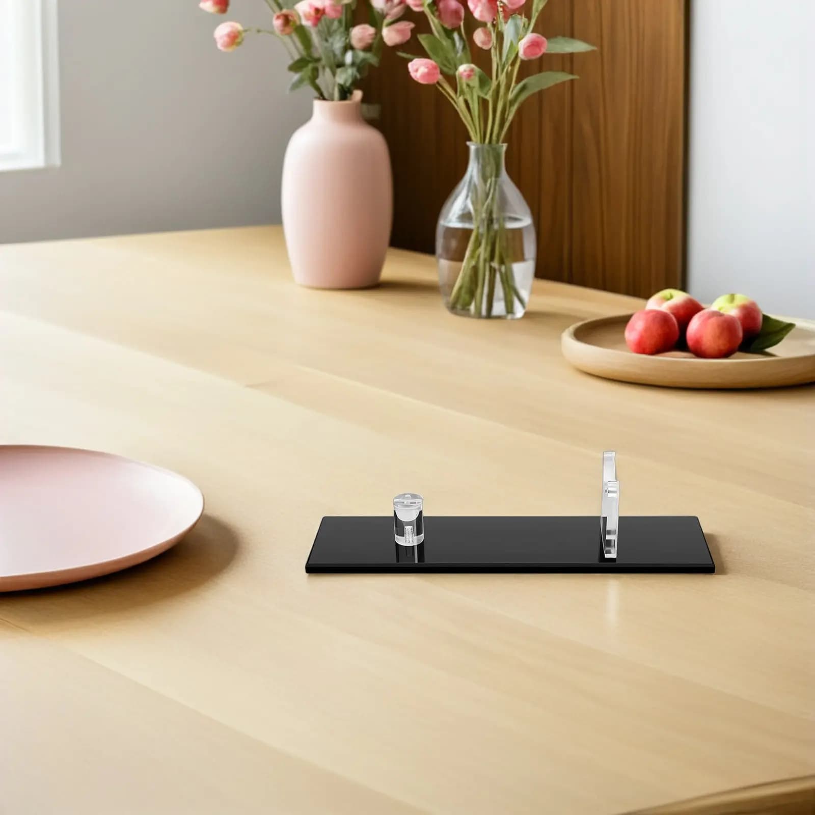 Acrylic Cutter Display Rack Transparent Sturdy Kitchen Cutter Storage Stand for Organizing Knives Cutlery Safely and Sanitarily