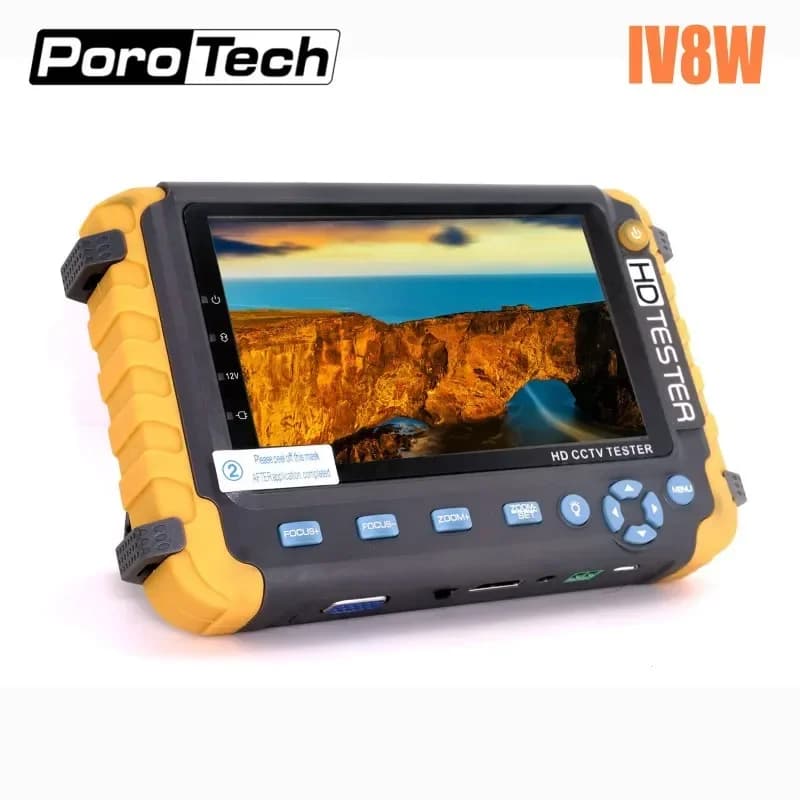 Upgraded IV8W IV8C 5 Inch CCTV Tester Monitor 8MP TVI AHD CVI CVBS Security Camera Tester Support PTZ Audio VGA HDMI Input