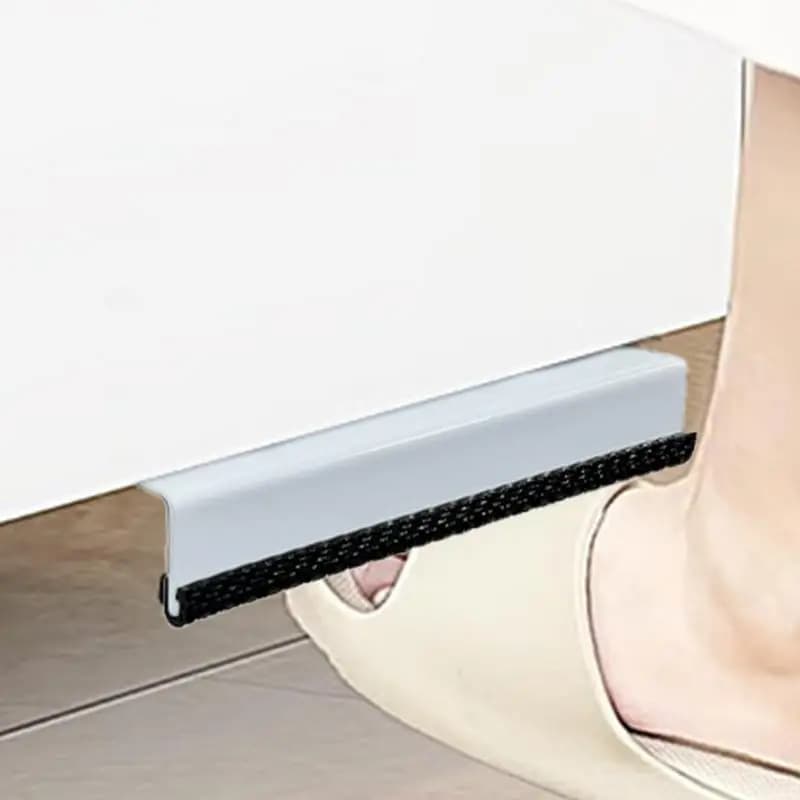 Maniglia per piedino dell'armadio per cassetto della spazzatura, adesivo o montaggio a vite, maniglia per mobili senza maniglie, cassetti dell'armadio apri dell'armadio senza contatto