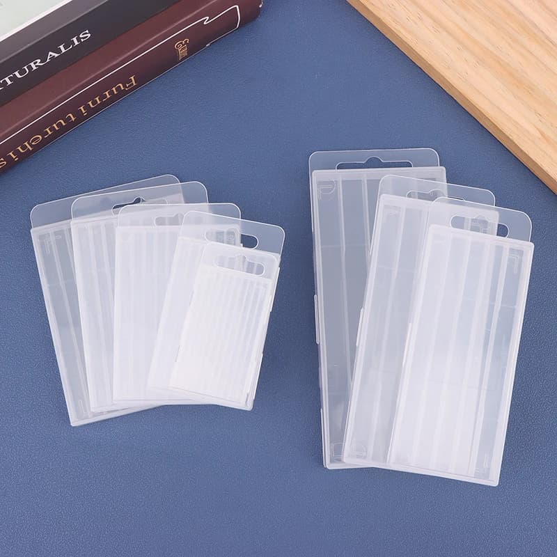Multi-sizes Toolbox Tool Woodworking Drill Bit Packaging Case Thickened Clear Plastic Twist Drill Empty Box Storage Box