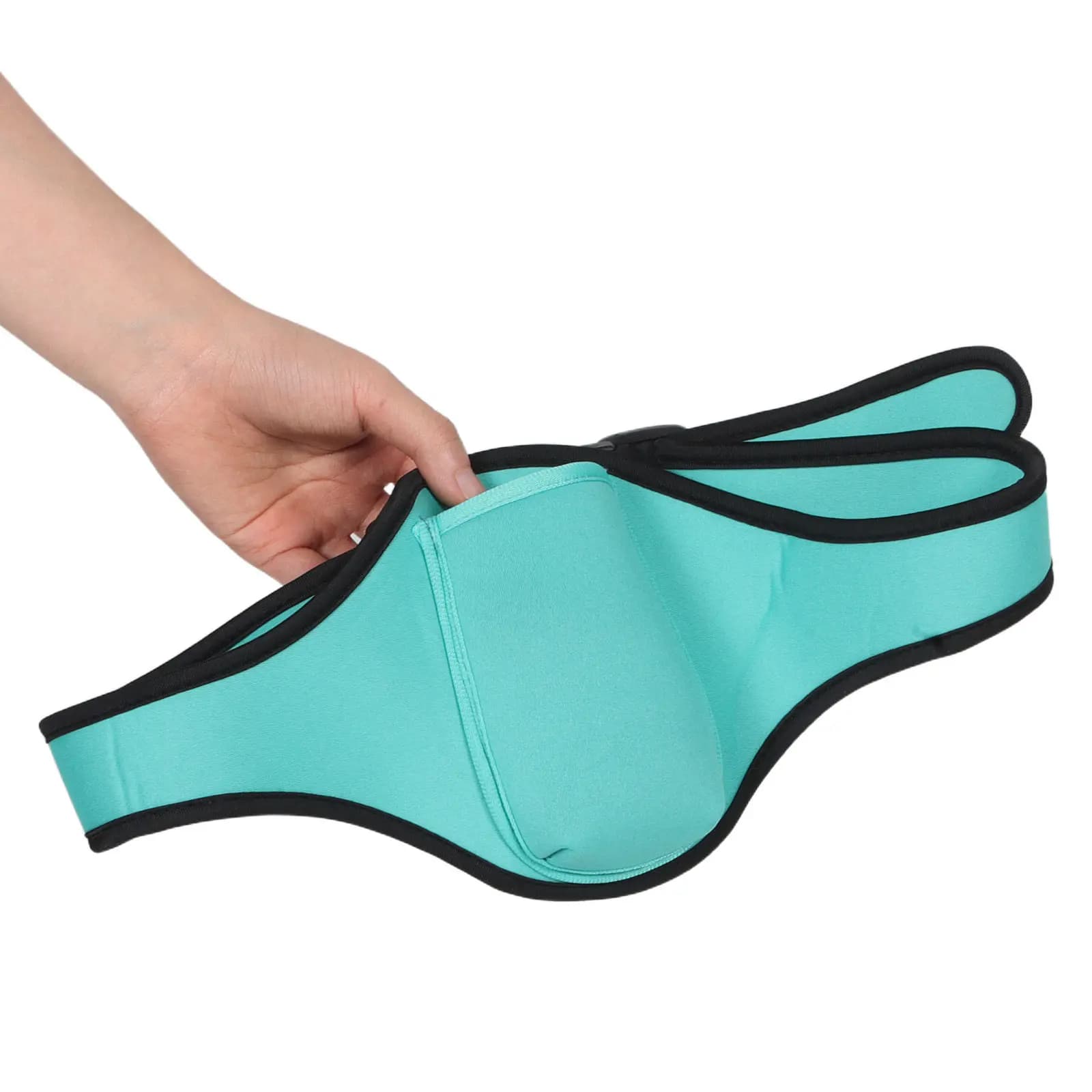 2 Pezzi Marsupio da Corsa in Neoprene Impermeabile per Fitness Yoga Jogging Allenamento, Sottile Leggero e Senza Mani