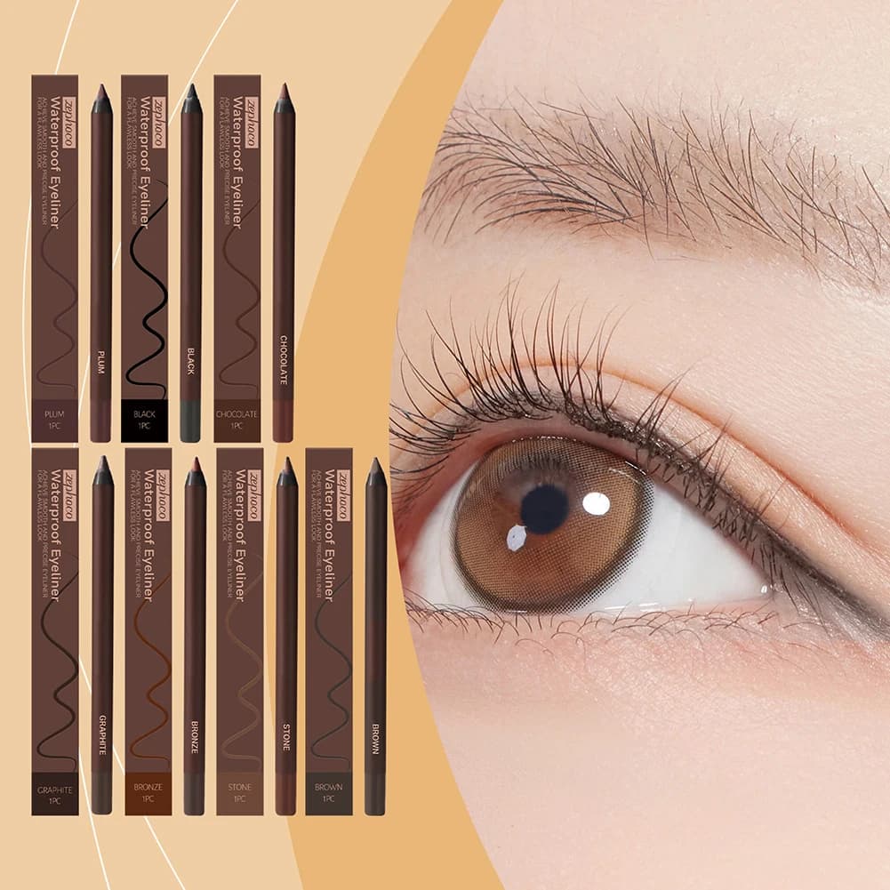 Long Eyeliner Pencil Long Eyeliner Pencil For Eyeliner Waterproof Without Eyeliner Stackable For Women Cosmetic Eye Makeup Tools