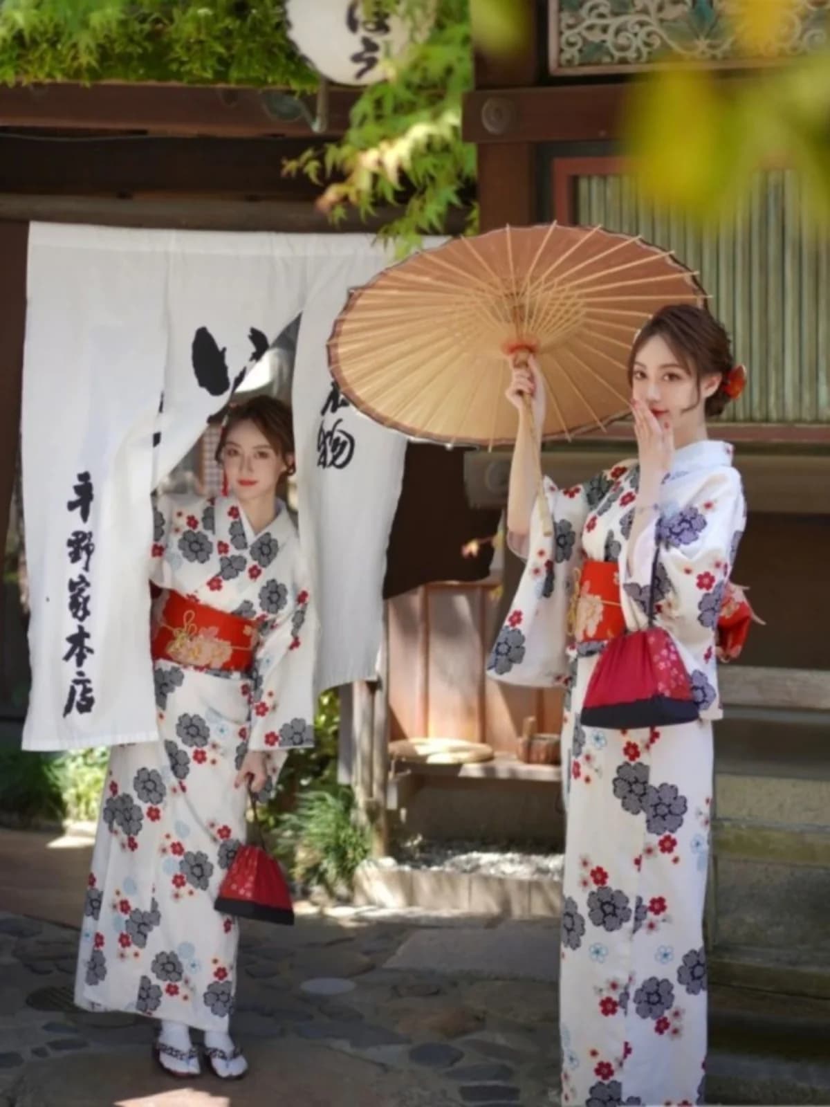 Kimono Giapponese Tradizionale, Vestito Stile Rinvigorito per Servizi Fotografici, Ragazza Sacra, Nuovo Arrivo, Materiale in Misto Poliestere