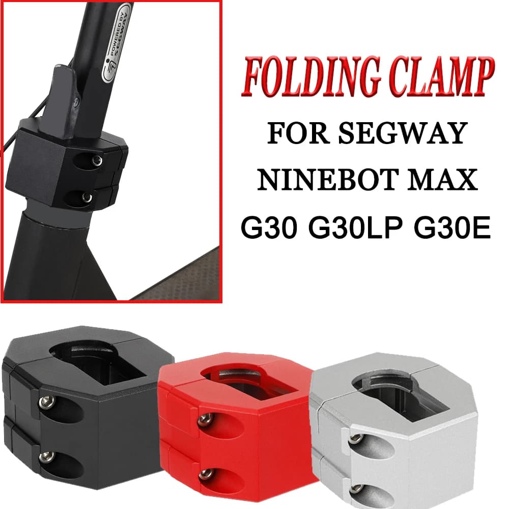 Parte di Fissaggio Verticale in Alluminio per Monopattini Elettrici Segway Ninebot Max G30/G30LP/G30E, Accessori per Scooter Elettrici